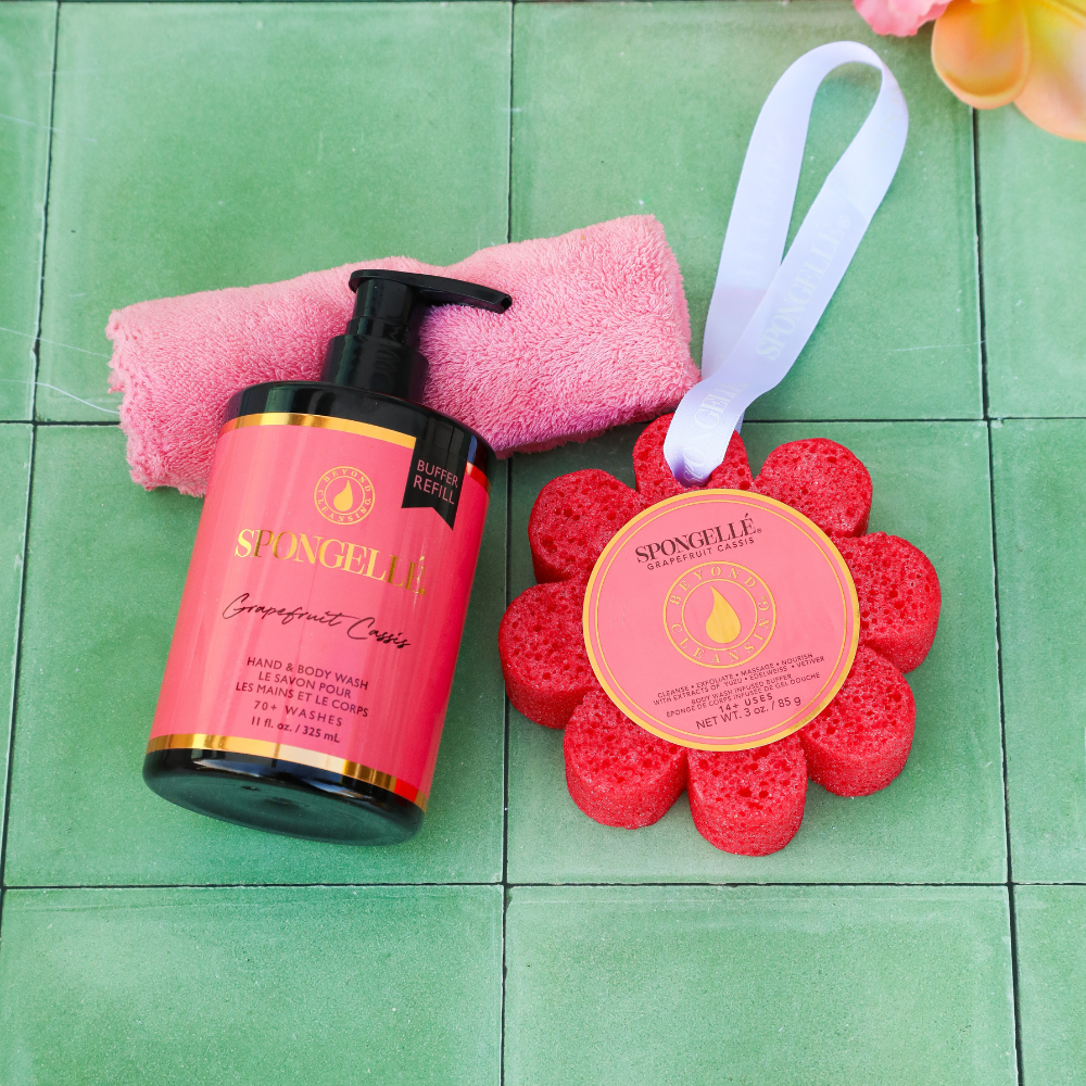 Grapefruit Cassis Boxed Flower & Body Wash Refill Set